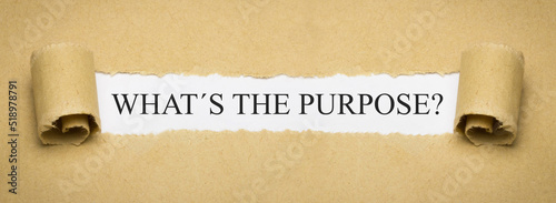 what´s the purpose?