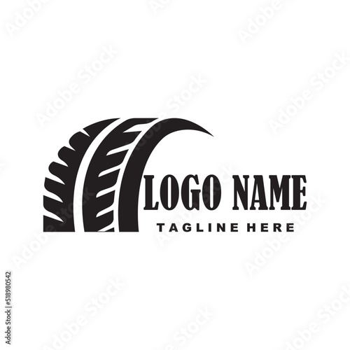 car tires icon logo vector design