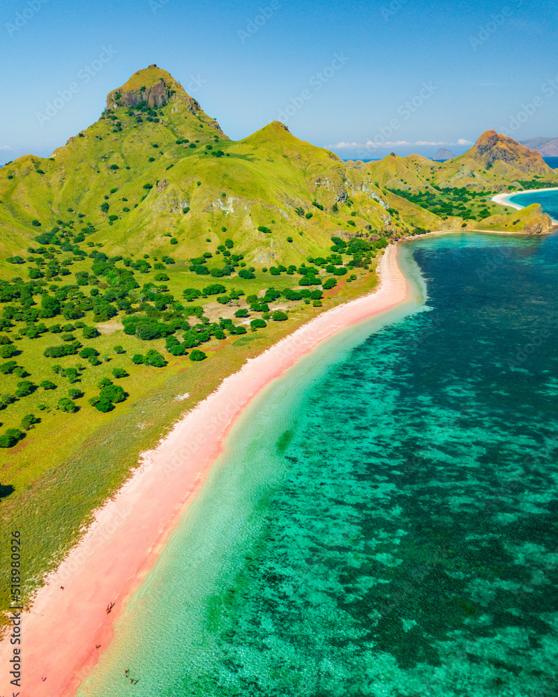 Pink Beach, Labuan Bajo, Indonesia Stock Photo | Adobe Stock