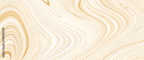 Marble ink colorful. soft brown marbling with natural luxury style swirls of marble and soft yellow, marble rock texture yellow ink pattern liquid swirl paint that is Illustration panorama background.