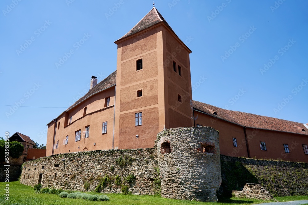 Jurisics castle in Koszeg, Hungary. Popular travel destination and noted tourist attraction.