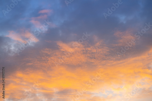 Beautiful sky texture at sunset © saikorn