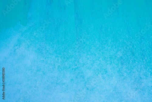 Texture of snowy turquoise metal