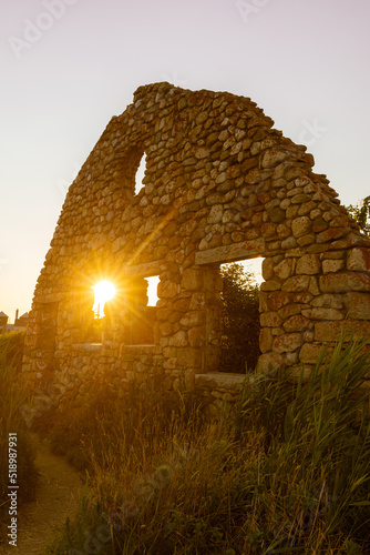 Windswept Mansion Ruins Naragansett, Rhode Island