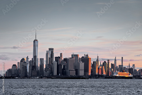 panoramic views of the New York City Manhattan