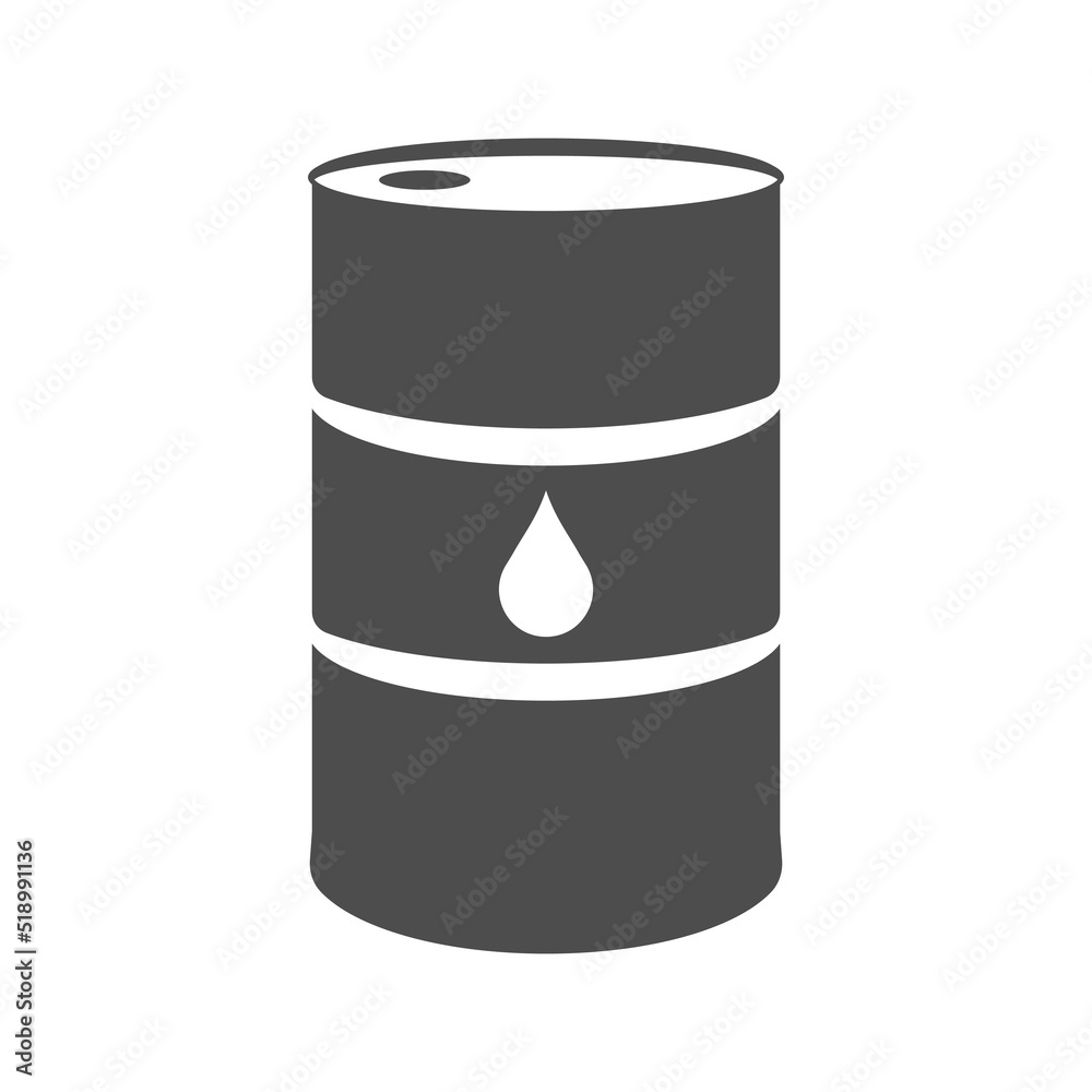 Metal barrel with oil icon. Vector illustration. Metal barrel with oil icon. Vector illustration.