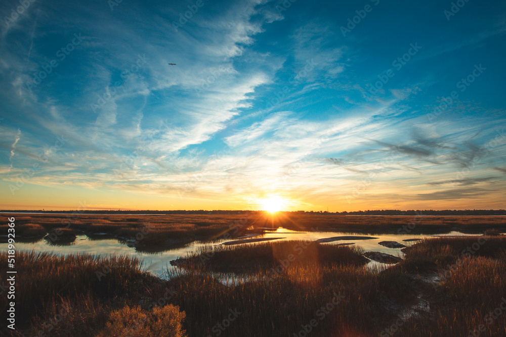 Sunset on the Marsh Sunset on the Marsh