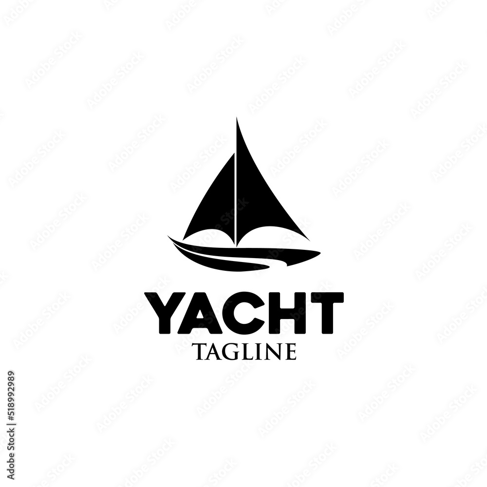 yacht vector best design logo