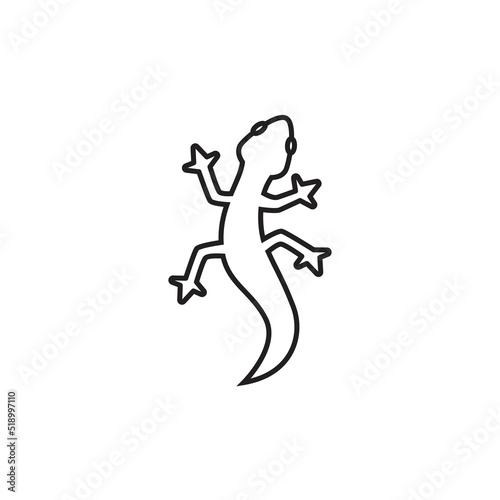 animal vector lizard salamander gecko crocodile and reptiles icon, sign, symbol, logo, illustration, editable stroke, flat design style isolated on white linear