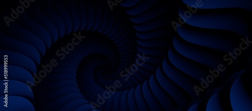 Flowing transparent Cloth Wave, blue Waving Silk Flying Textile © vegefox.com