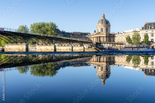 Institut de France and Pont des Arts, Paris, France photo