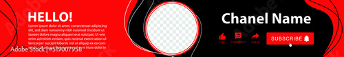 Youtube channel Cover. Social Media Profile Header Banner.  Banner download, thumbnail, marker, template, kit, branding, thumbnail.