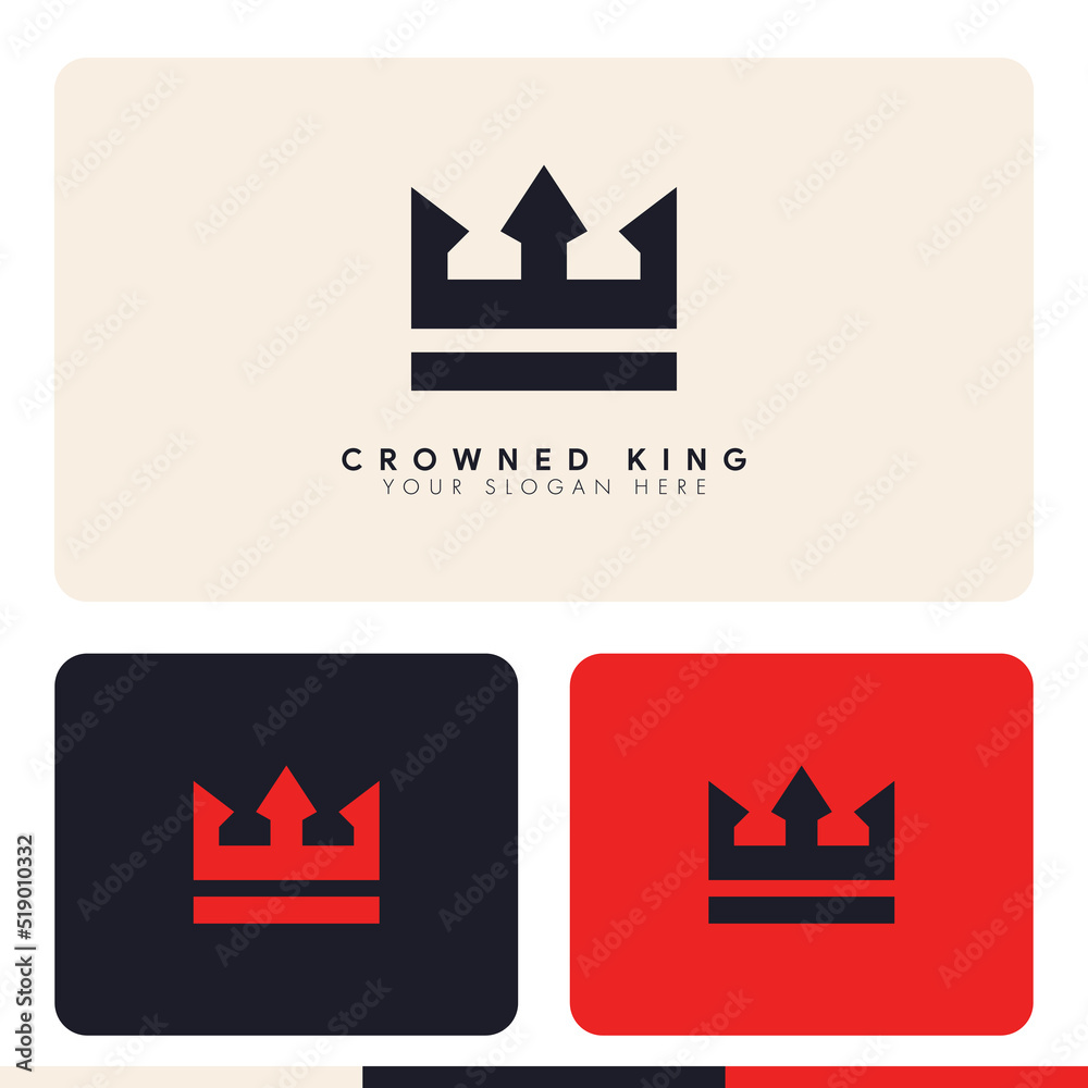 simple minimalist king crown logo design simple minimalist king crown logo design