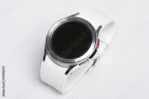 Perspective view of modern smartwatch