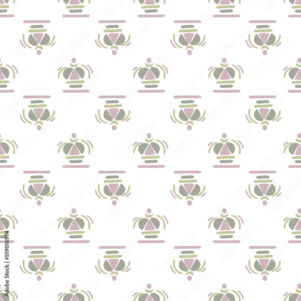 Seamless abstract doodle pattern. Decorative graphic background. 