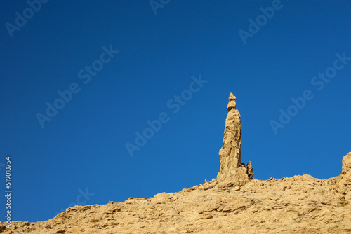 Foto "Lot's Wife" Ancient Site on Dead Sea