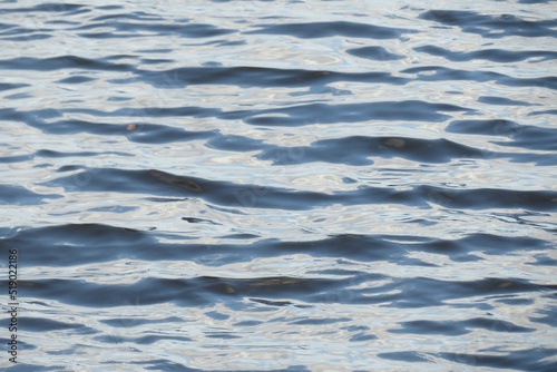 Closeup of light blue shining glossy water texture, natural water background