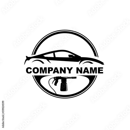 Car wash center logo template
