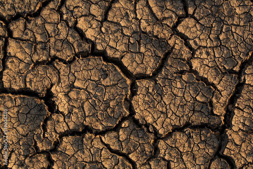 Closeup cracked earth with dry soil Closeup cracked earth with dry soil