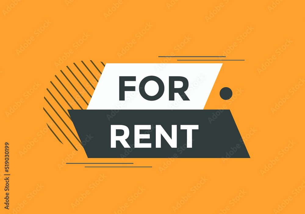 For rent text web template. Vector Illustration.
For rent text web template. Vector Illustration.
