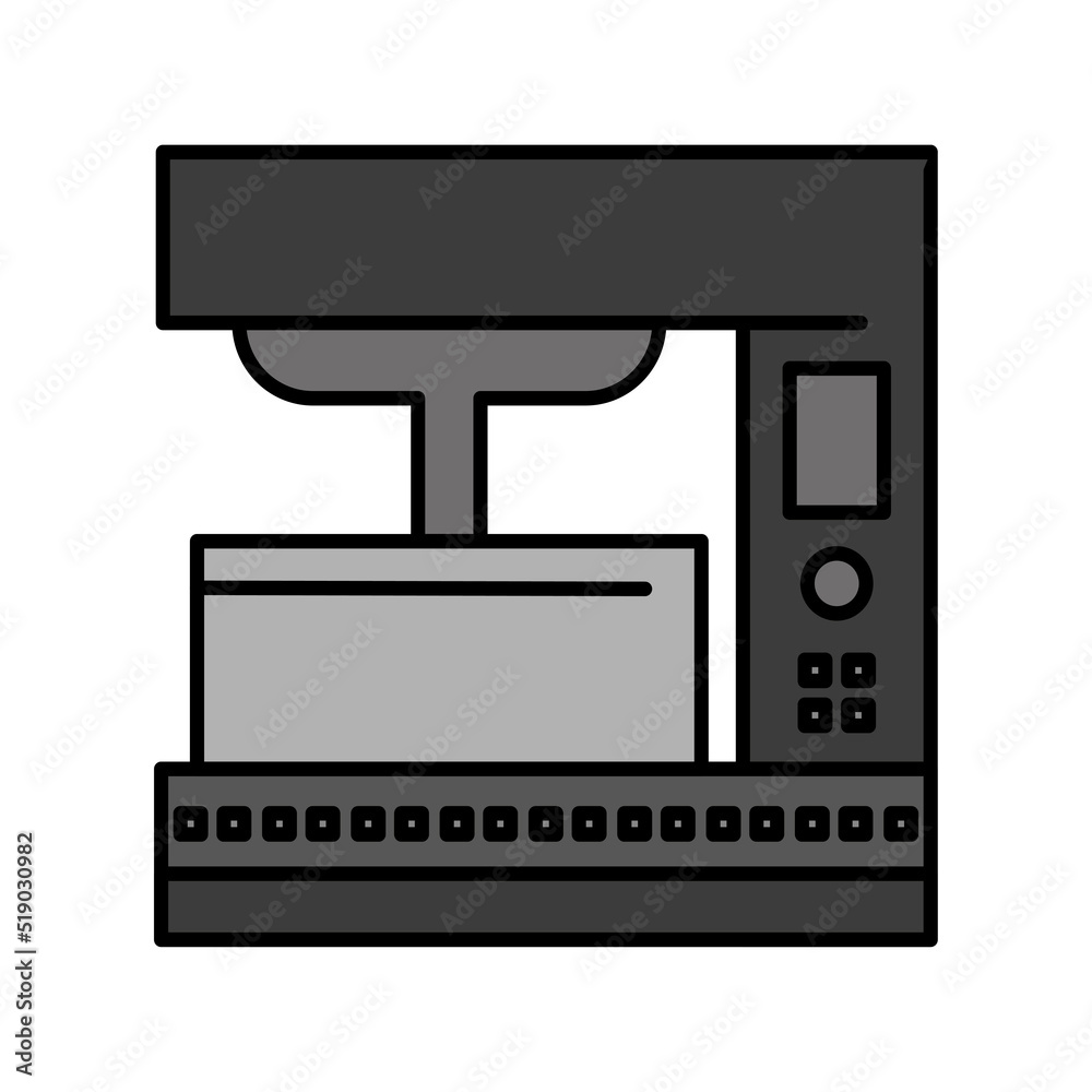 Mixer icon in flat style. Electric power. Vector illustration. stock image. Mixer icon in flat style. Electric power. Vector illustration. stock image.