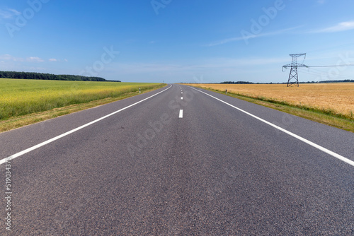 paved road for car traffic