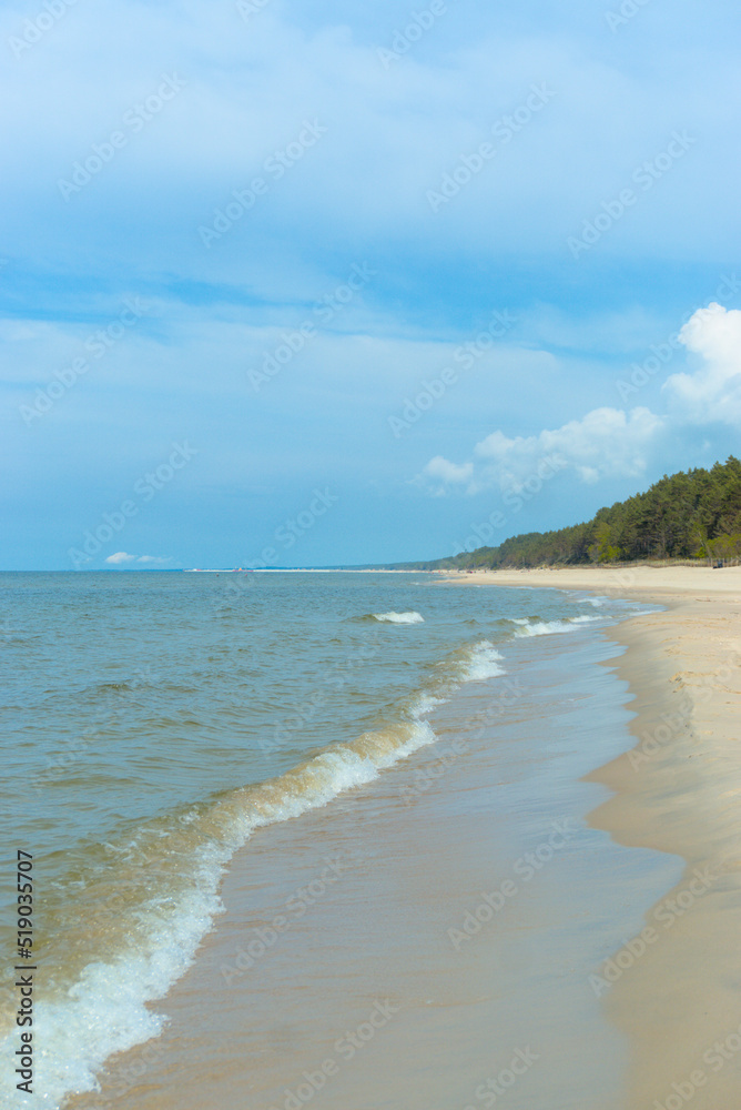 Photo of a sandy seaside beach
