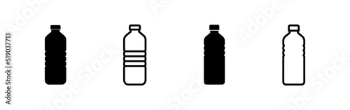 Bottle icon vector. bottle sign and symbol