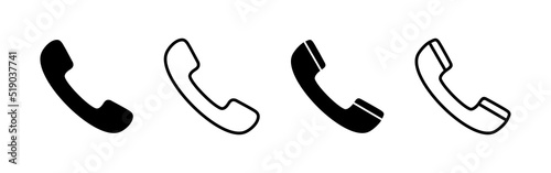 Call icon vector. telephone sign and symbol. phone icon. contact us