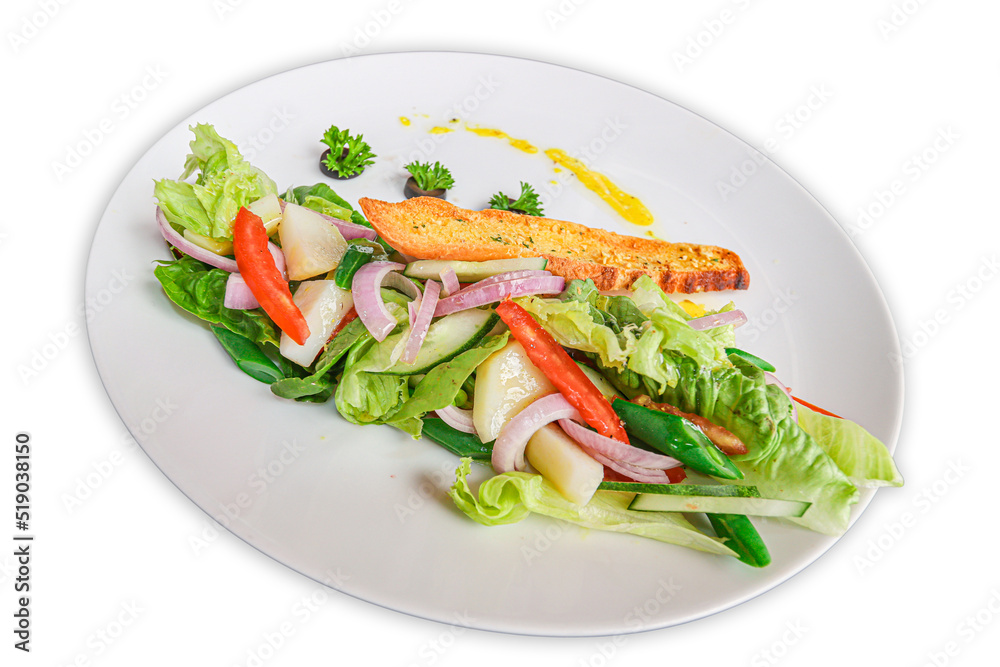 fresh green vegetable salad with lemon sauces fresh green vegetable salad with lemon sauces