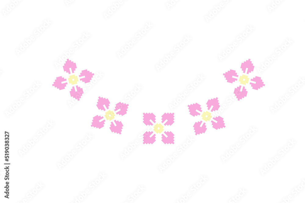 Pink mini flowers