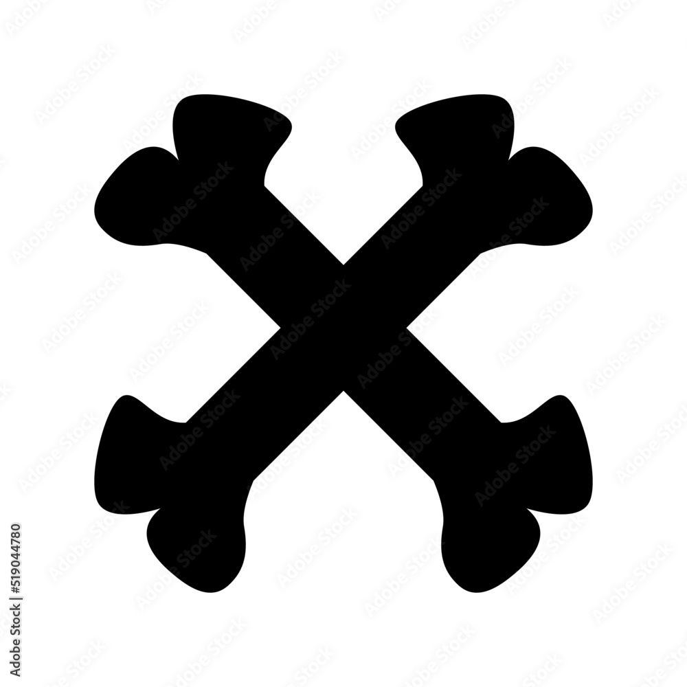 bone icon or logo isolated sign symbol vector illustration - high quality black style vector icons
