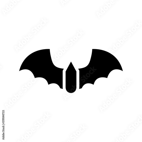 bat icon or logo isolated sign symbol vector illustration - high quality black style vector icons 