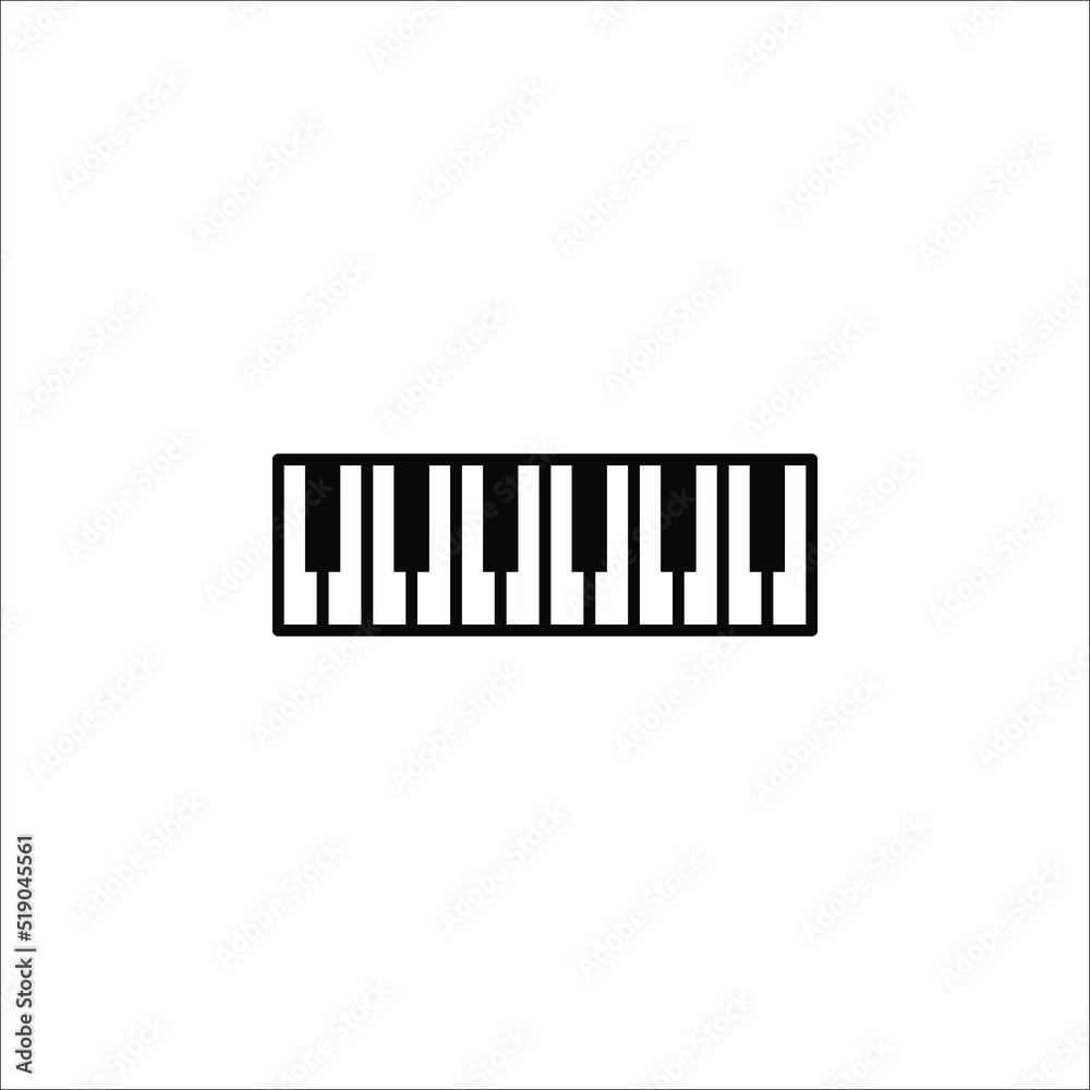 Music keyboard Icon Vector Illustration EPS 10 Music keyboard Icon Vector Illustration EPS 10