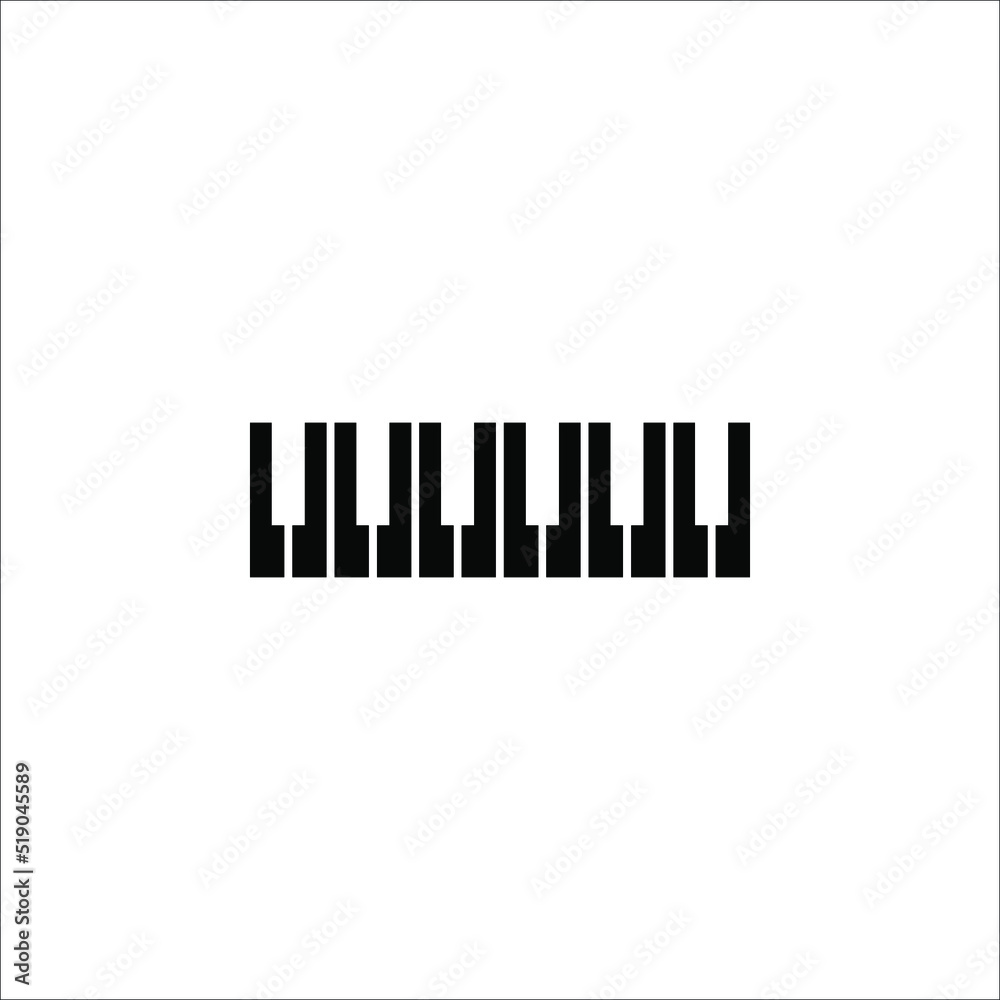 Music keyboard Icon Vector Illustration EPS 10 Music keyboard Icon Vector Illustration EPS 10
