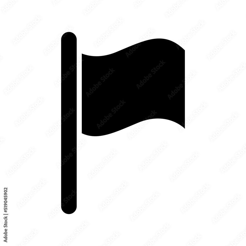 flag icon or logo isolated sign symbol vector illustration - high quality black style vector icons
