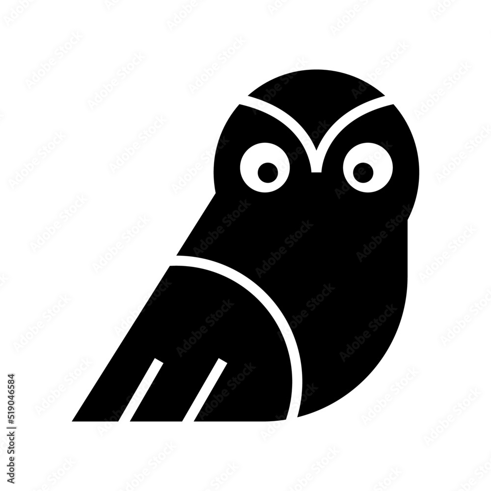 owl icon or logo isolated sign symbol vector illustration - high quality black style vector icons
