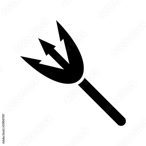 trident icon or logo isolated sign symbol vector illustration - high quality black style vector icons
