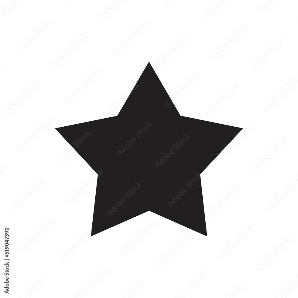 Fototapeta premium Star Icon Vector Symbol Design Illustration EPS 10