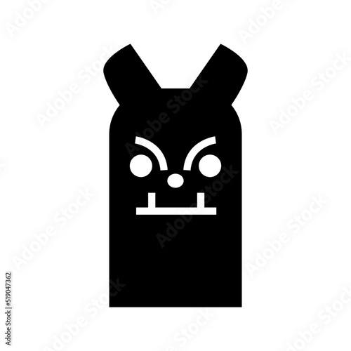 yeti icon or logo isolated sign symbol vector illustration - high quality black style vector icons

