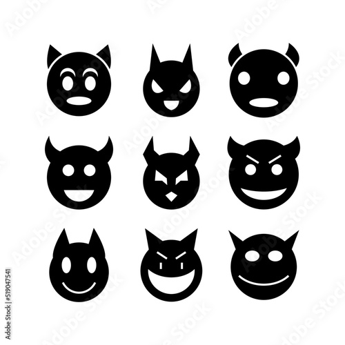 evil icon or logo isolated sign symbol vector illustration - high quality black style vector icons
