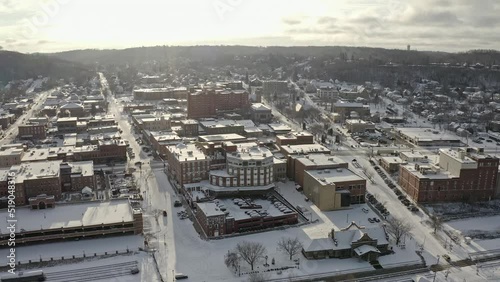 Drone Shot of Red Wing, Minnesota photo