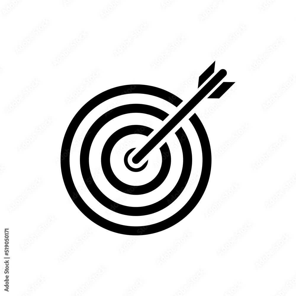 Target Icon Vector Symbol Design Illustration EPS 10