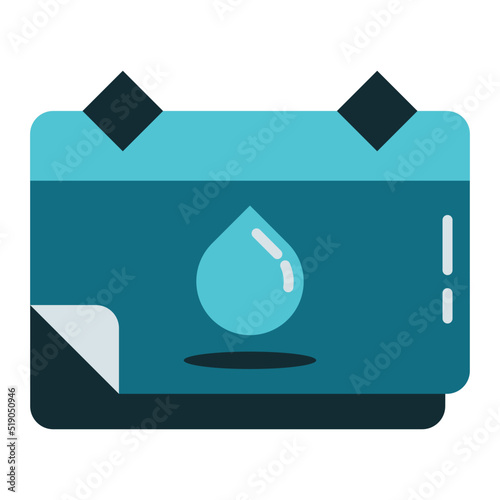 calendar and waterdrop