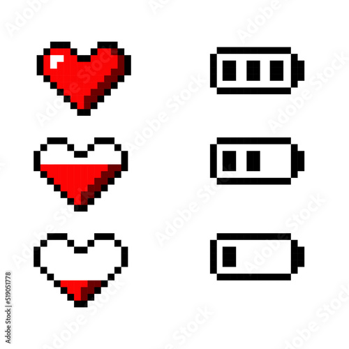 Heart to battery power level