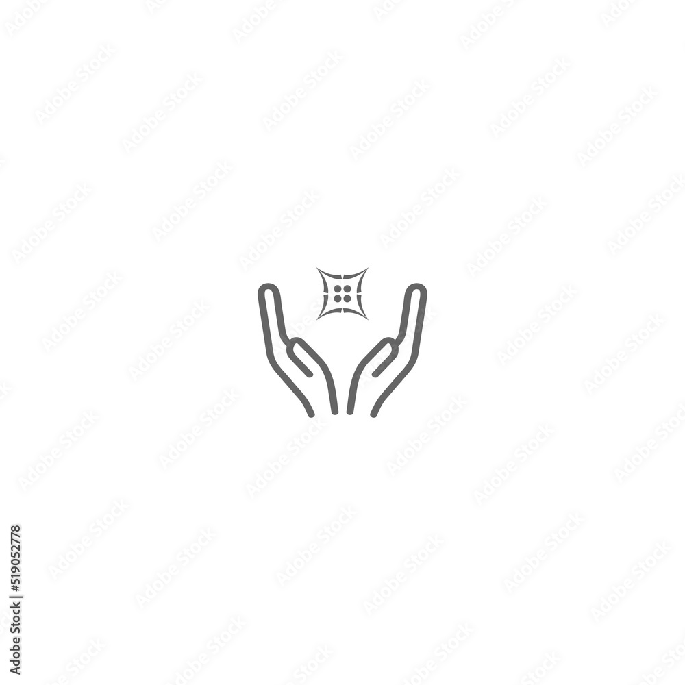 charity day element logo design illustration charity day element logo design illustration