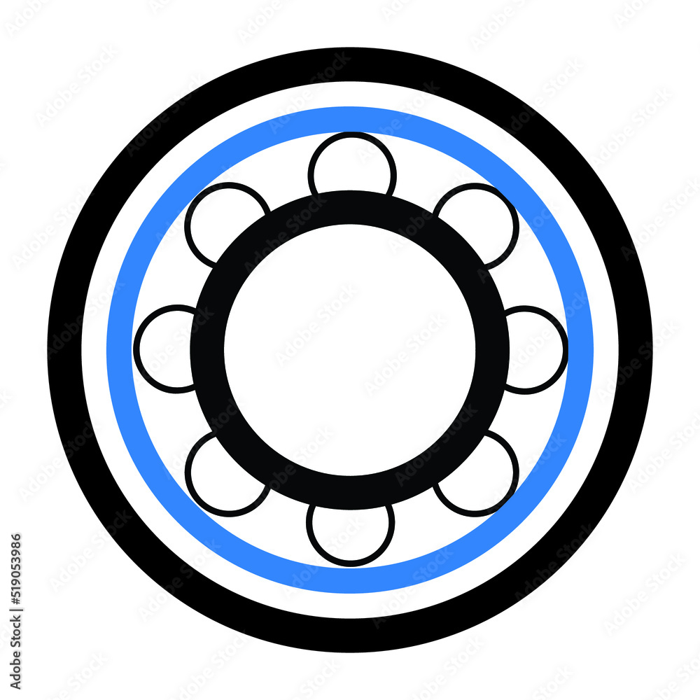 Bicycle bearing or components parts icon Bicycle bearing or components parts icon