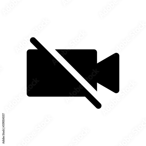 turn off video icon symbol design vector illustration.