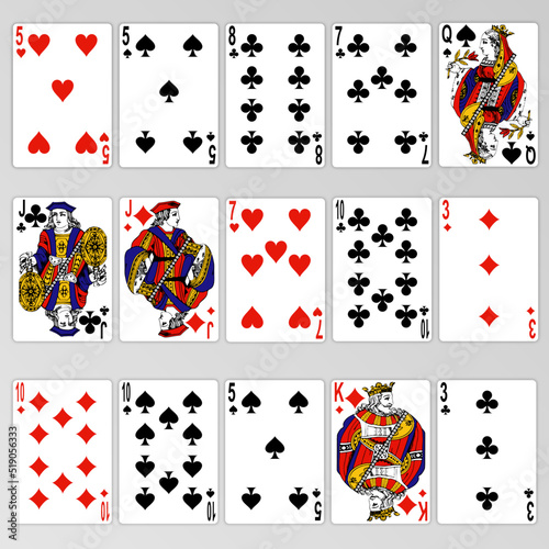 Poker Cards Models / Ai Illustrator