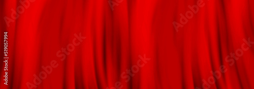 Red cloth background abstract with soft waves